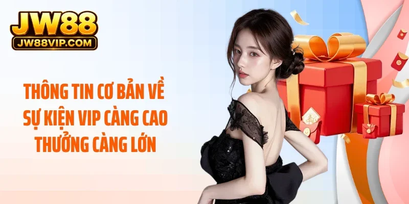 Thông tin cơ bản về sự kiện Vip càng cao thưởng càng lớn